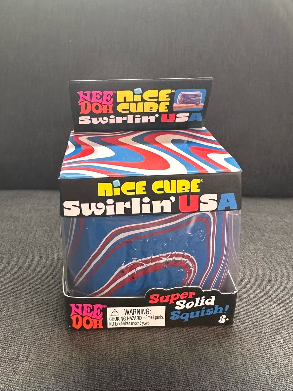 Swirlin’ USA 🇺🇸 NeeDoh Nice Cube Swirl NIB
